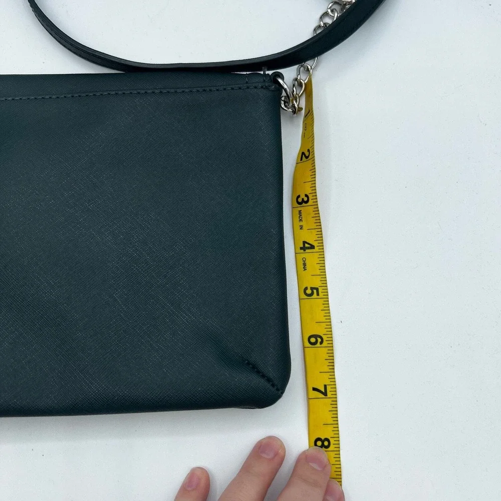 Nine West Dark Green Envelope Crossbody Bag